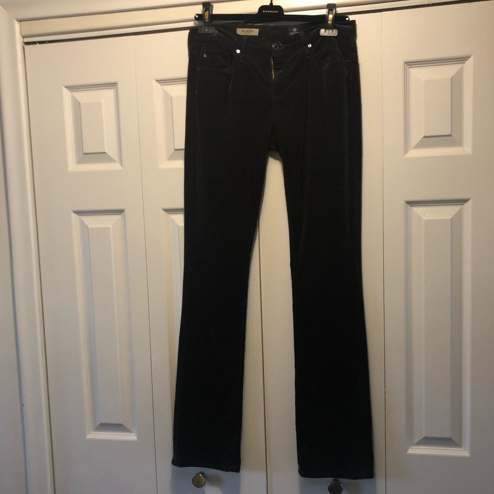 Womens AG the Ballad Slim Boot Corduroy Size 28